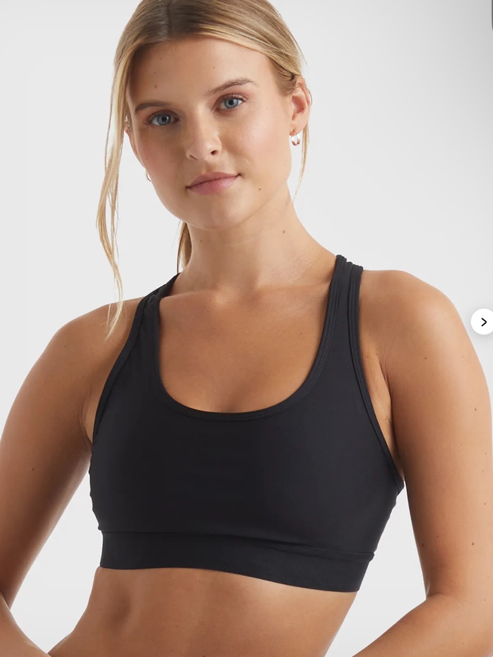 Hanes Women's Sports Bra Racerback Compression Activewear Cool Comfort Small New